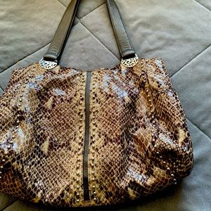 Brighton snakeskin purse